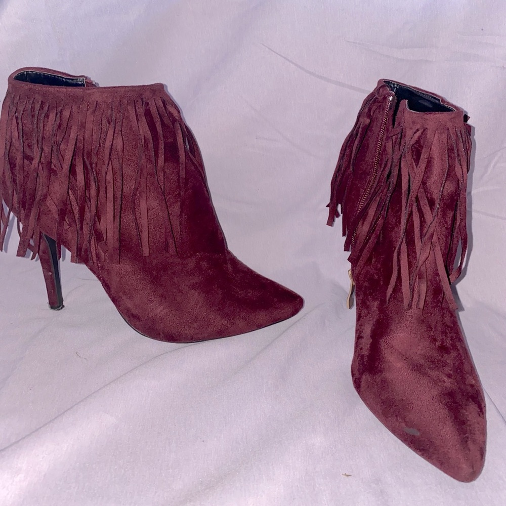 Maroon High Heels
